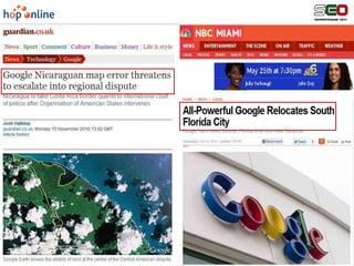  20% of all searches are local(2.8 billion/monthglobally), upwards50% in mobile search 