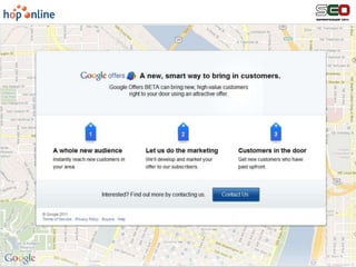 October2010: location of Google Maps in SERPs moved to the right hand side, pushing organic bellow the fold