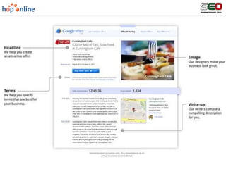Latitude only the social view ofMaps, to which Google willbe adding functionalityGoogle focusing on new local product developments in the context of their 2 core products – Maps & Places