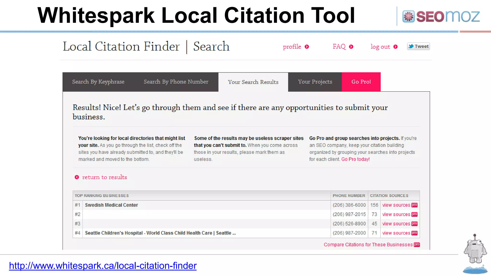 Whitespark Local Citation Tool
http://www.whitespark.ca/local-citation-finder
 