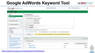 Google AdWords Keyword Tool
https://adwords.google.com/select/KeywordToolExternal
 
