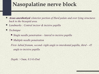Np Injection Local anaesthesia | PPT