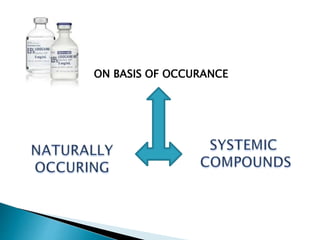 ON BASIS OF OCCURANCE 
 