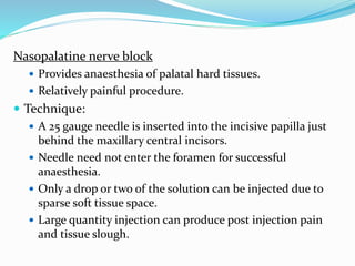 Np Injection Local anaesthesia in ent | PPTX