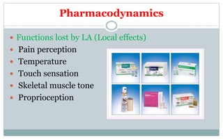 Local Effect Is Pharmacotherapy of Local anaesthetic drugs | PPTX