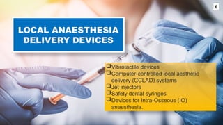LOCAL ANAESTHETIC TECHNIQUES (1).pptx for dentist | PPTX
