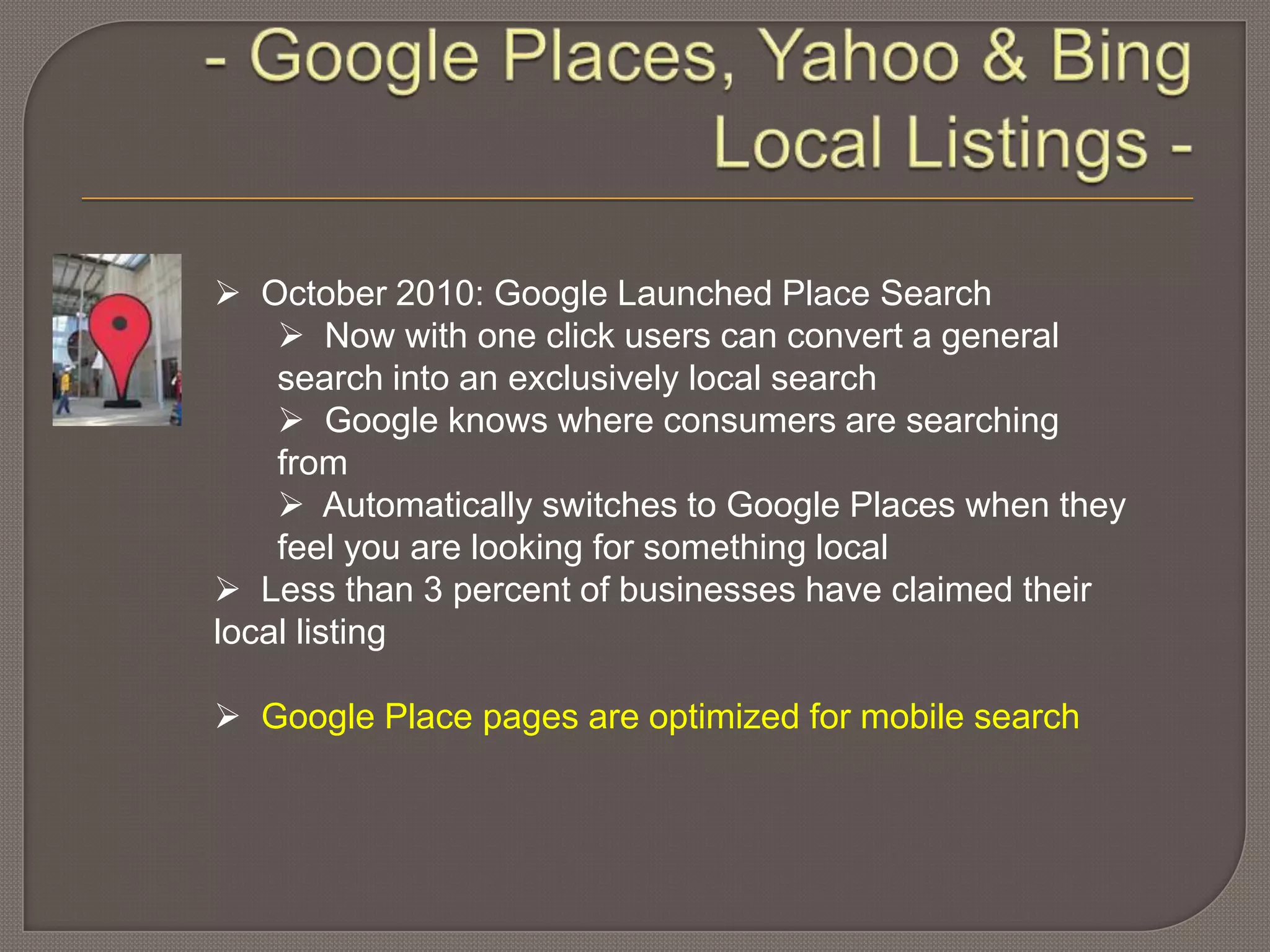 Sponsored vs Organic SearchThese are National Companies!  You are Local!