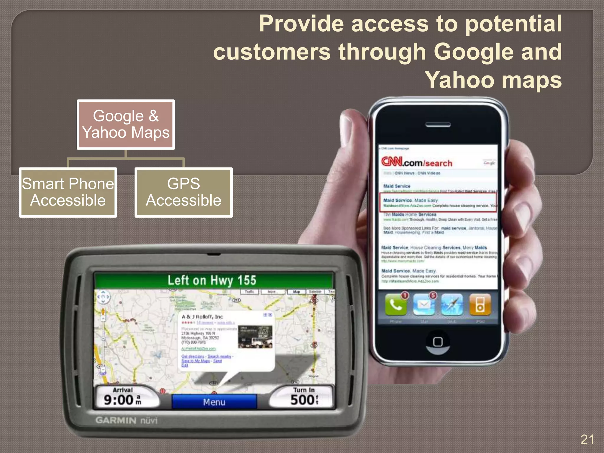Google Place pages are optimized for mobile search14Geo-targeted Campaign Placement On Google PlacesRegistered BusinessesUnregistered Business