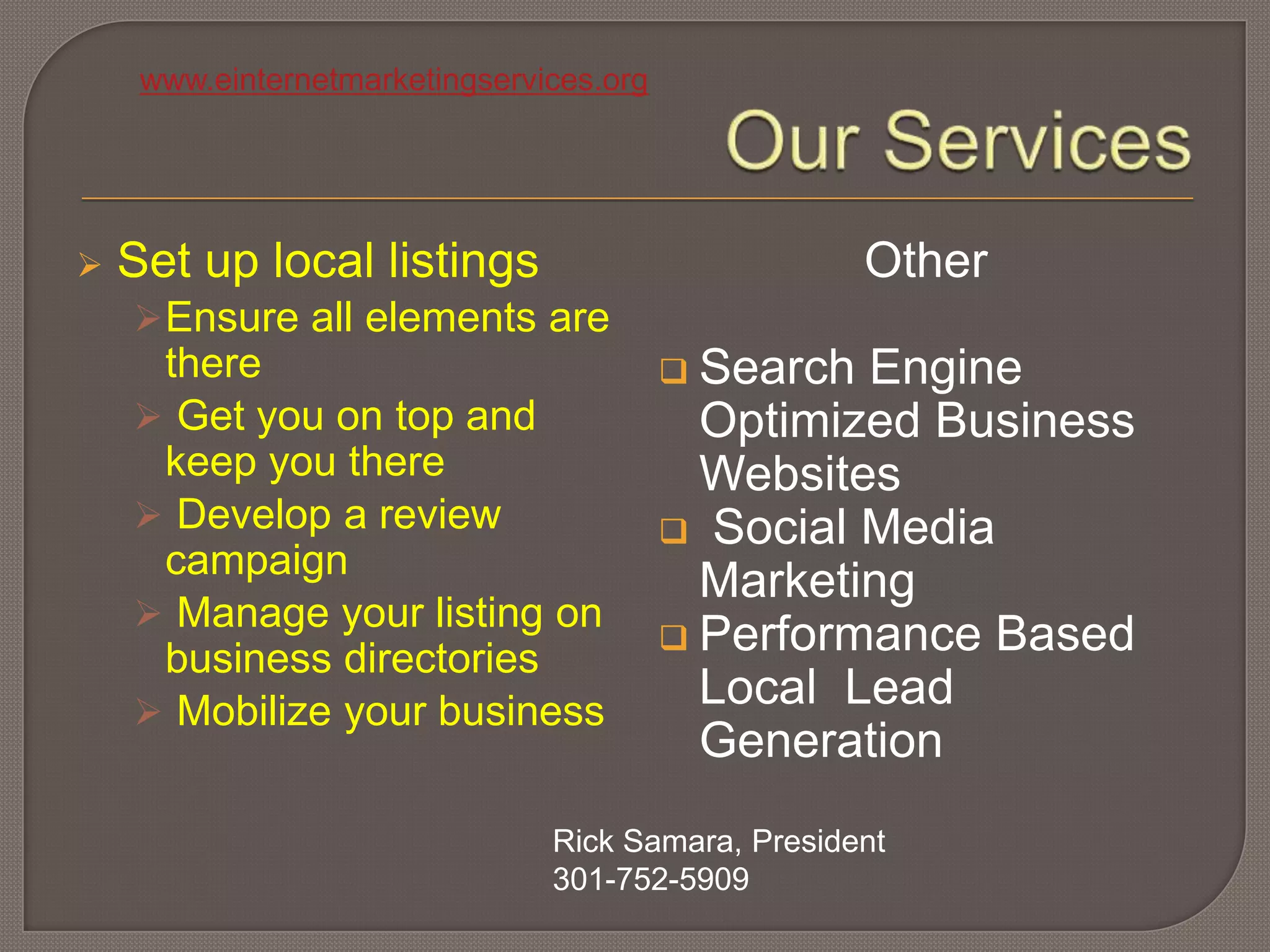 Business Phone Number