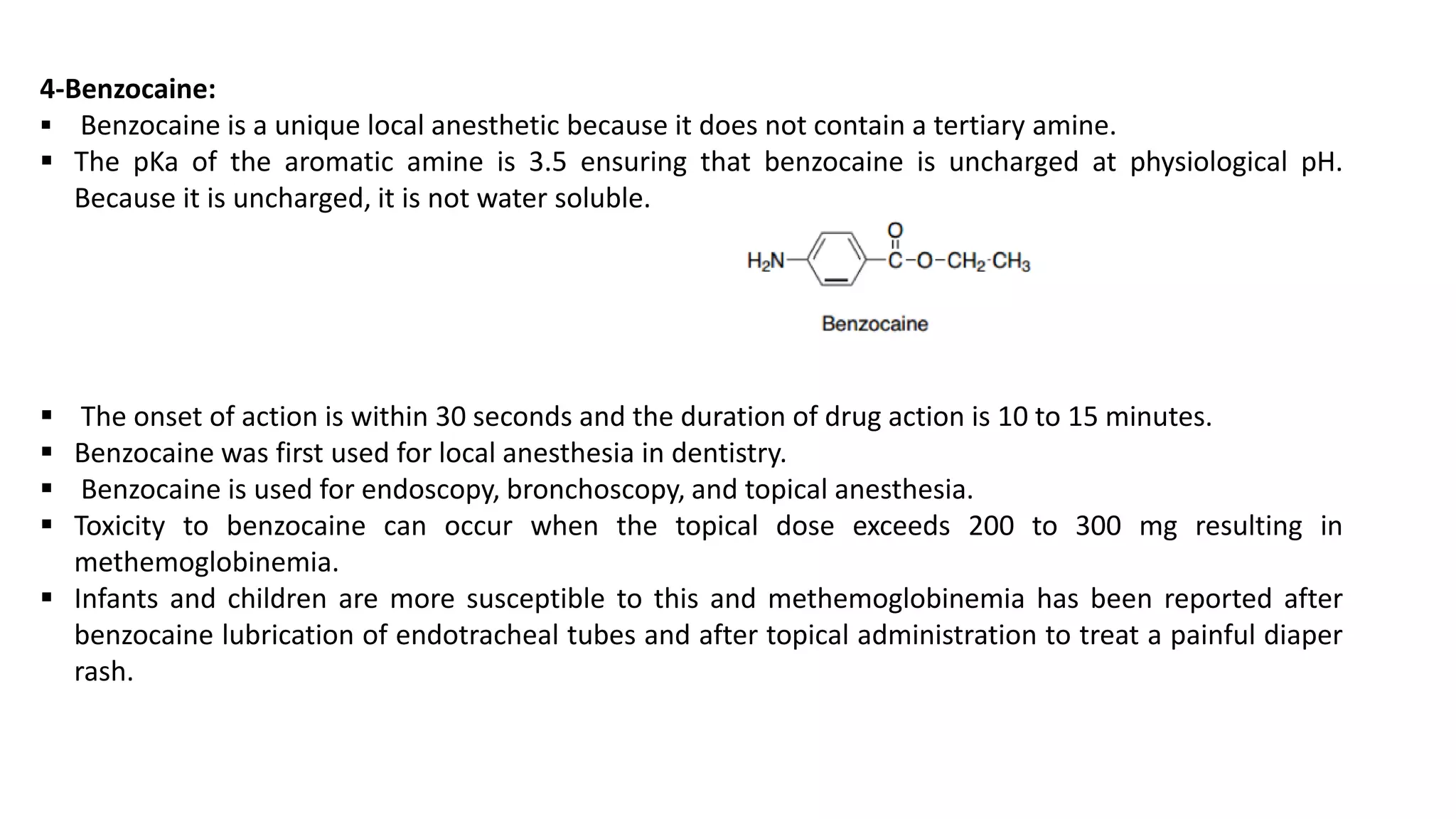 local anesthetics / Medicinal Chemistry | PDF