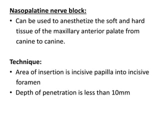 Np Injection Local anesthesia ppt | PPTX