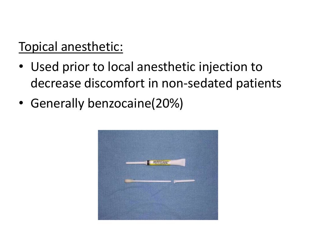 Local anesthesia ppt