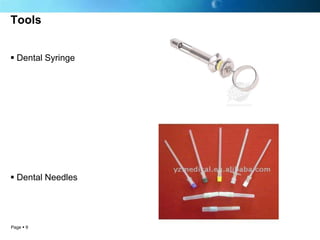 Tools


 Dental Syringe




 Dental Needles




Page  9
 