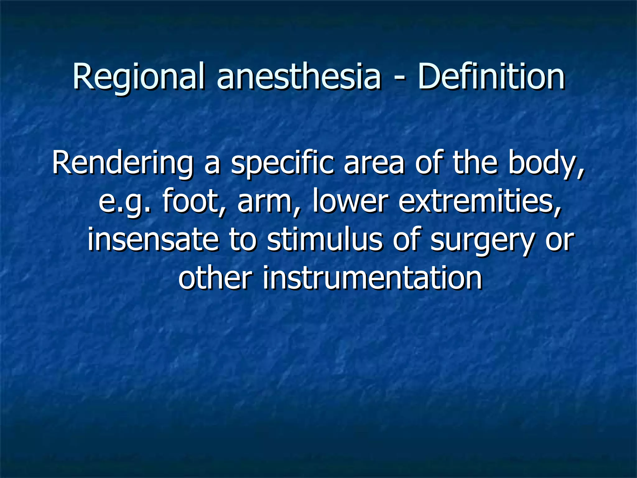 Local Anesthetics | PPT
