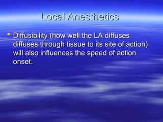 Local Anesthetics - Dr Kevin Armstrong.ppt