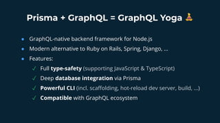 MongoDB.local Berlin: Building a GraphQL API with MongoDB, Prisma and ...