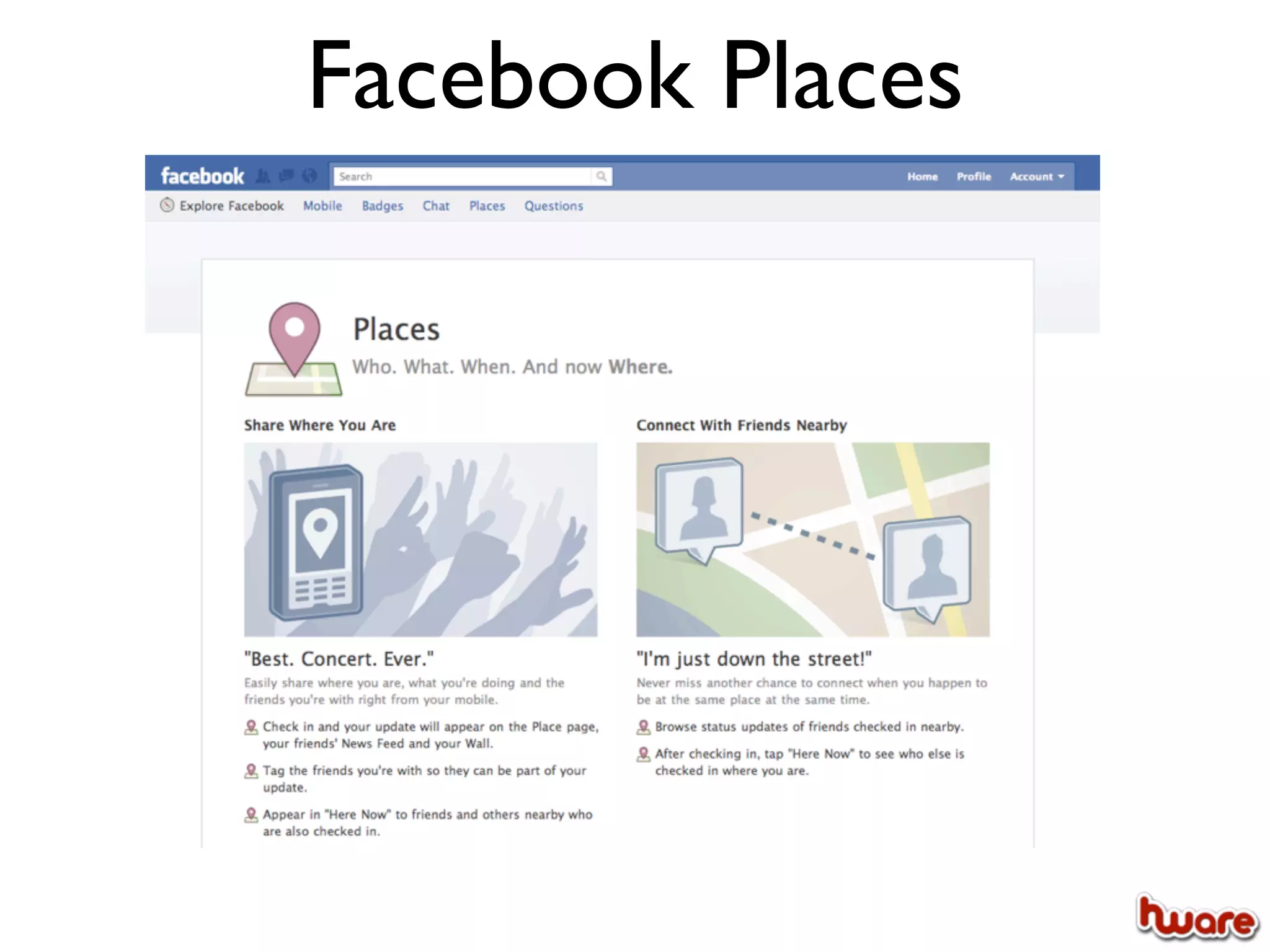 Facebook Places
 