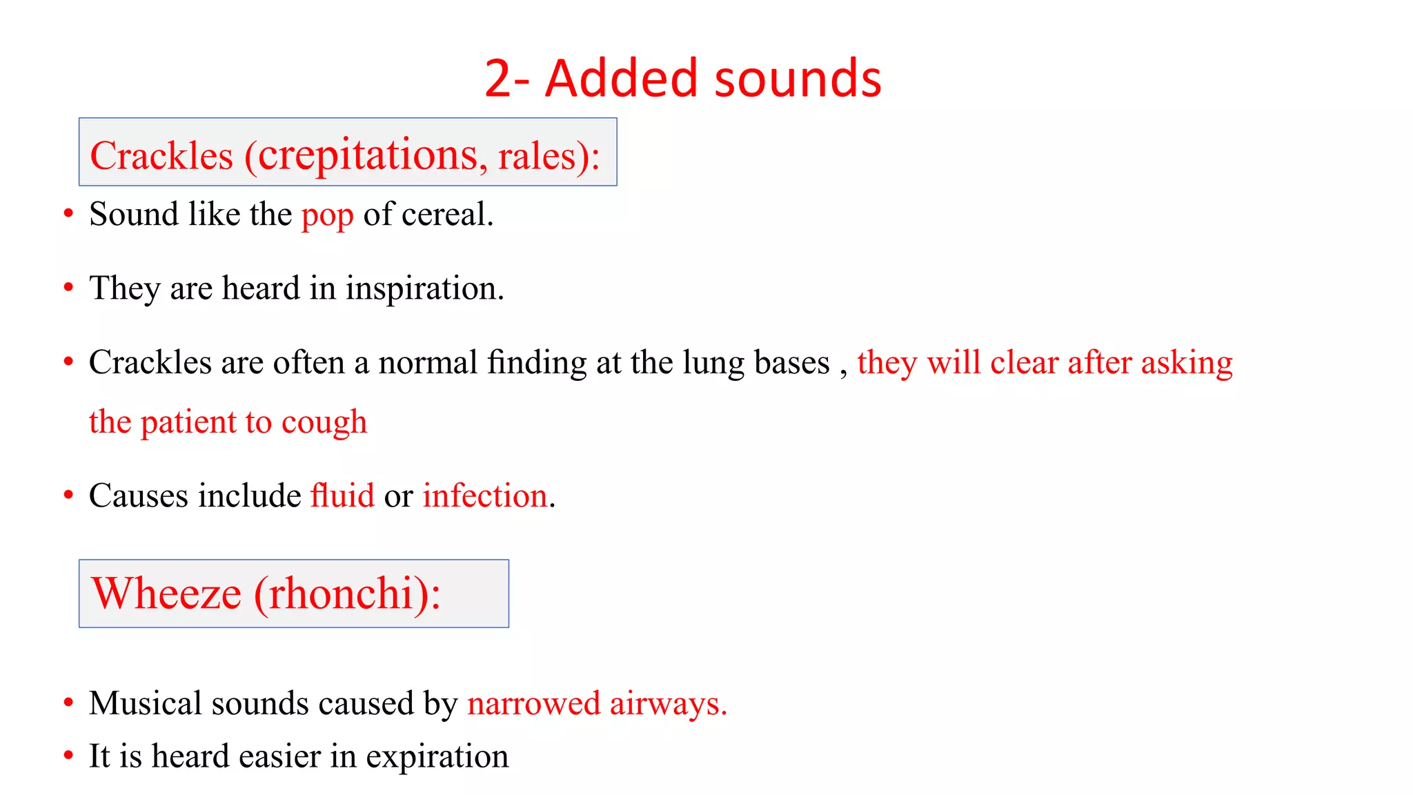 Local chest examination | PPTX