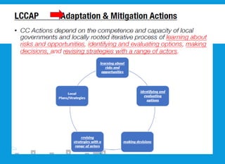 Local climate change action plan (lccap) | PPTX