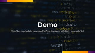 Demo
https://docs.cloud.stakater.com/content/sre/local-development/tilt/step-by-step-guide.html
 