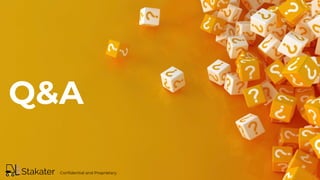 Q&A
Conﬁdential and Proprietary
 