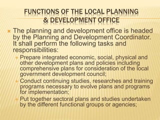 Local development planning | PPTX