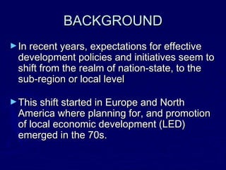 Local development planning 2 | PPT