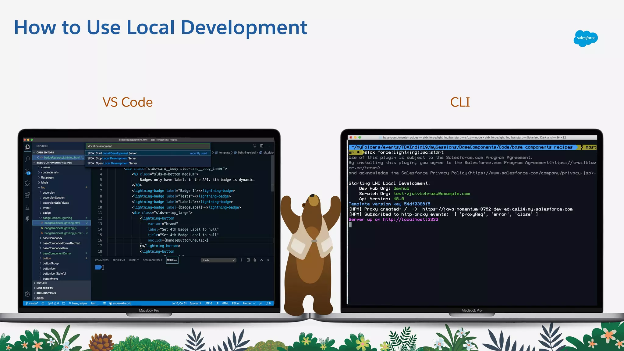 How to Use Local Development
VS Code CLI
 