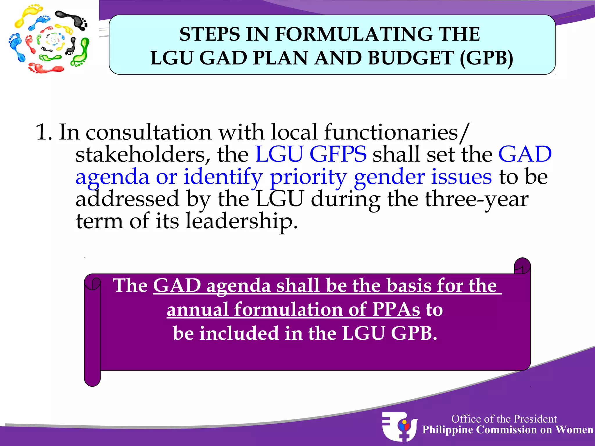 Local gad planning & budgeting | PPT