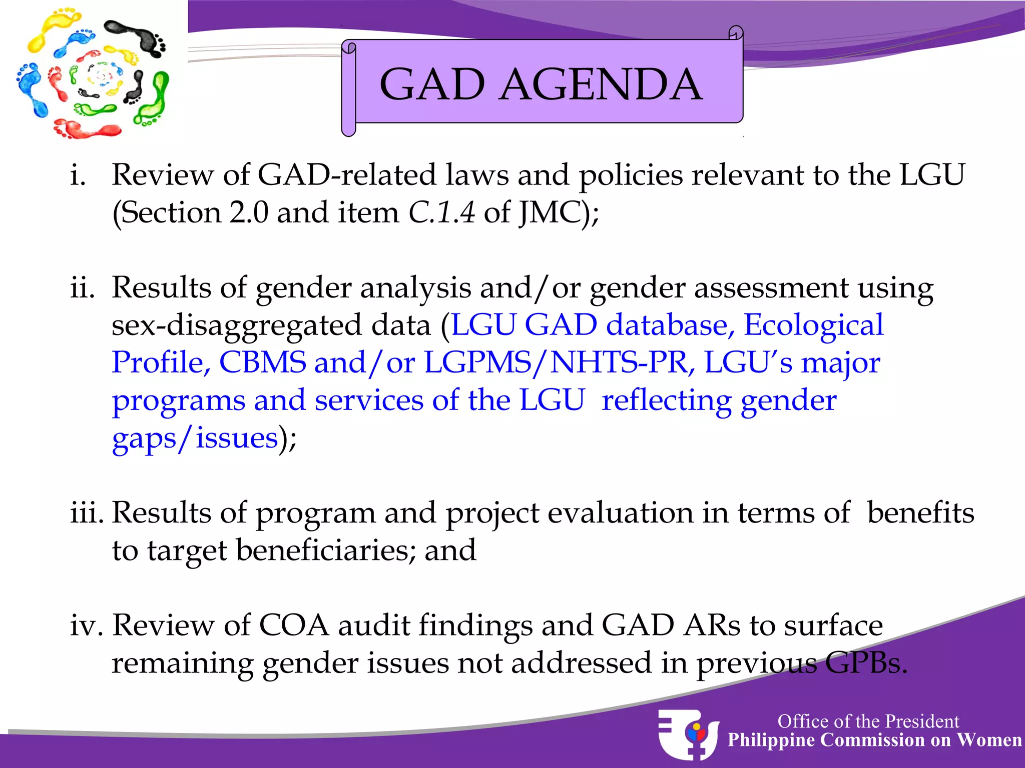 Local gad planning & budgeting | PPT