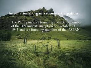 The Judiciary 
Judicial power is vested in the Supreme Court and in the lower 
courts. 
Members of the judiciary are chosen by the president from a list 
of nominees provided by the Judicial and Bar Council, a 
constitutional body composed of representatives from the 
executive, legislative, and judicial branches of government, the 
legal profession, and the private sector. 
Once appointed, judges have secure tenure and can serve until the 
age of seventy or until they become incapacitated. 
 