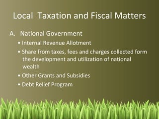 D. On Infrastructure: 
1. Maintenance and Rehabilitation of the following; 
a. roads and bridges 
b. school buildings and other facilities for public elementary 
and secondary schools; 
c. clinics, health centers and other health facilities 
d. small water impounding projects 
e. fish ports; artesian wells, spring development, rainwater 
collectors and water supply systems; 
f. seawalls, dikes, drainage and sewerage, and flood control; 
g. traffic signals and road signs; and similar facilities; 
 