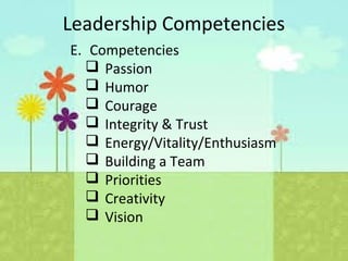 Leadership and Ethics 
Concept 
 