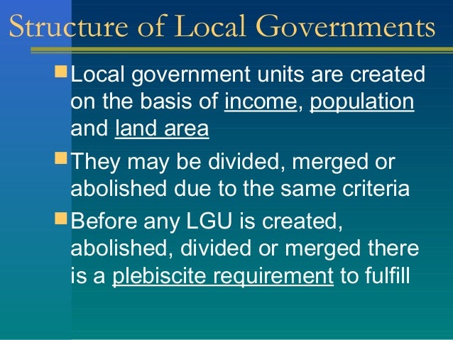 The Philippine Local Government Code the-philippine-local-government-code