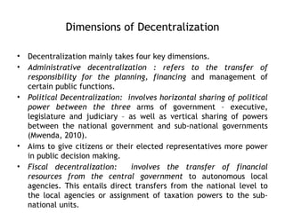 Comprehensive Overview of Decentralized Local Governance and Its Impact ...