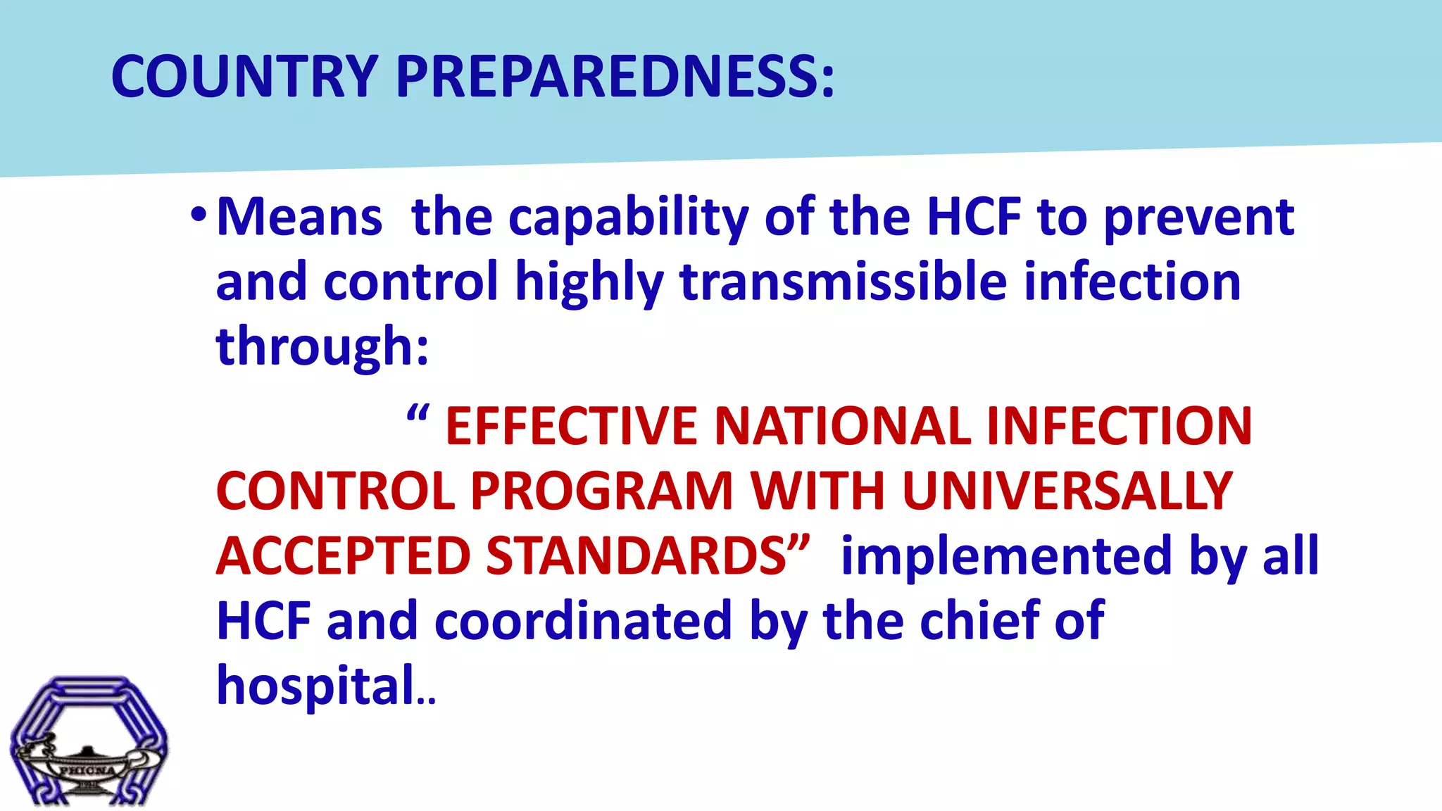 Local Guidelines in Infection Prevention and Control | PPTX