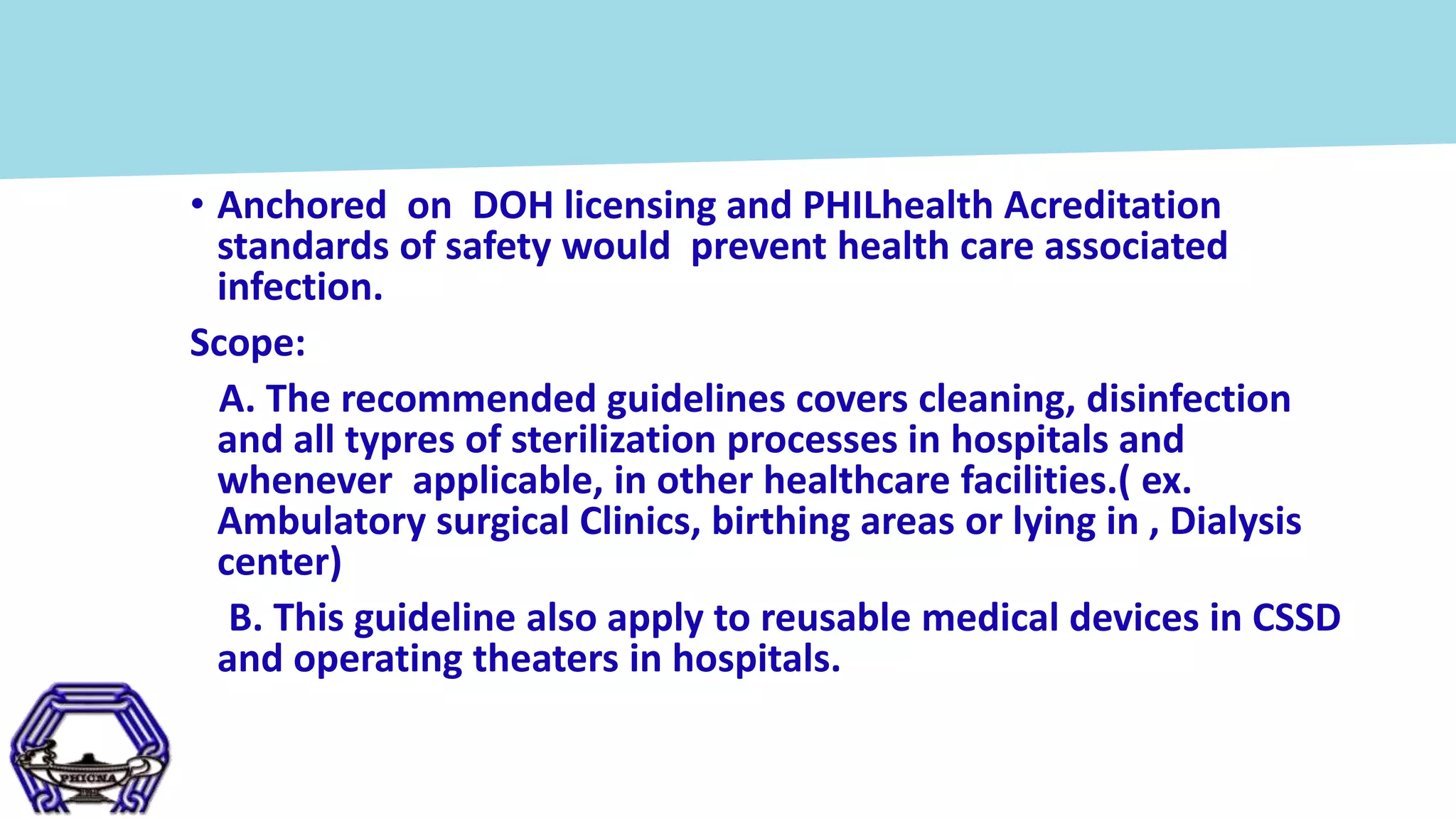 Local Guidelines in Infection Prevention and Control | PPTX