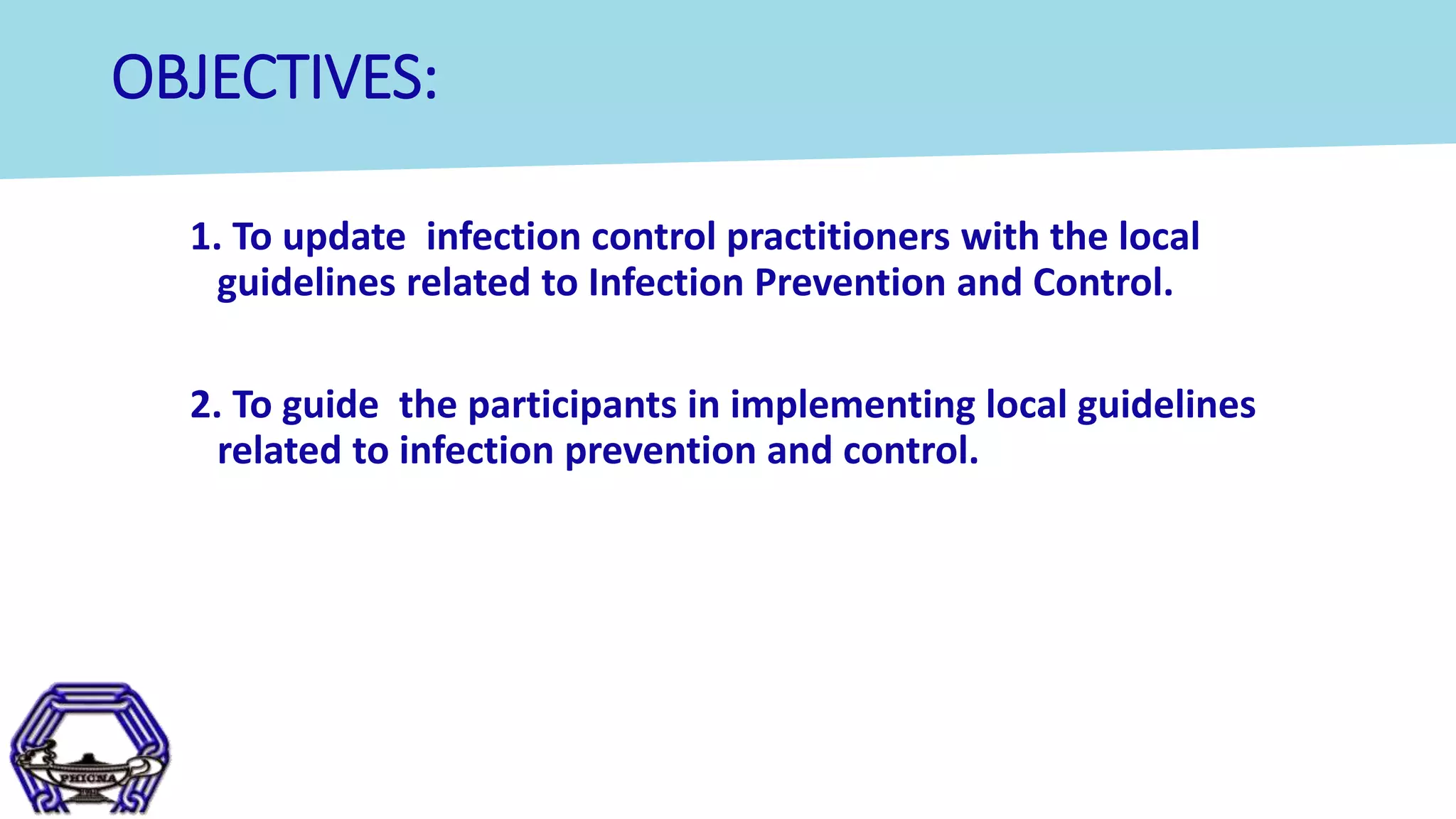 Local Guidelines in Infection Prevention and Control | PPTX ...