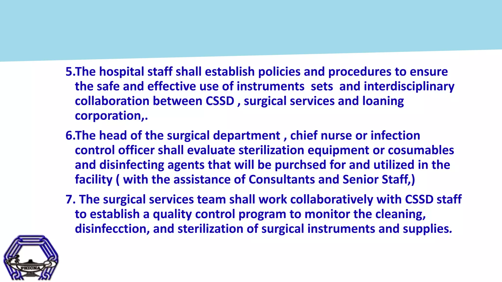 Local Guidelines in Infection Prevention and Control | PPTX