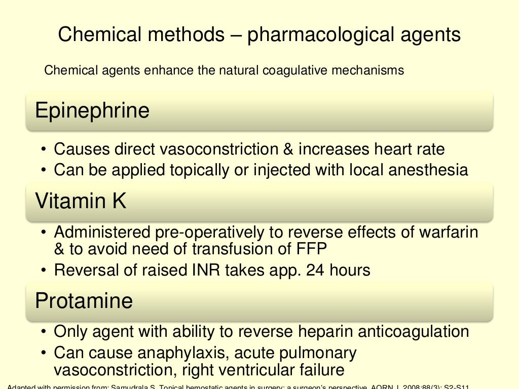 Local hemostatic agents(2)