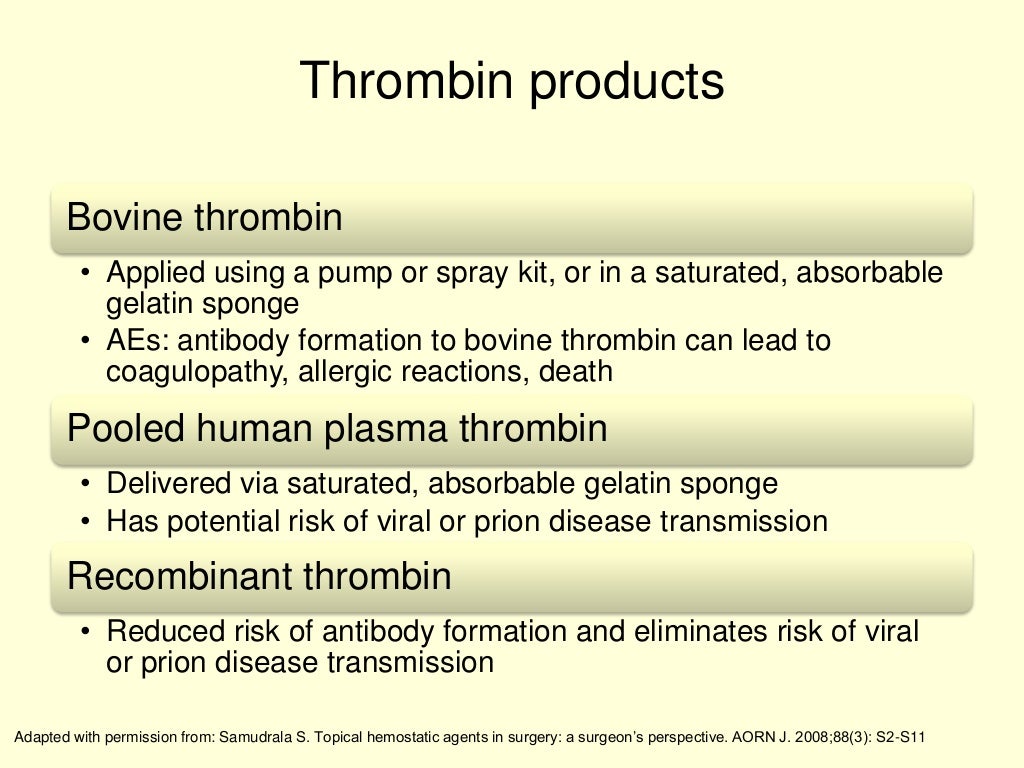 Local hemostatic agents(2)