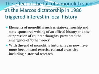 Local history research | PPTX