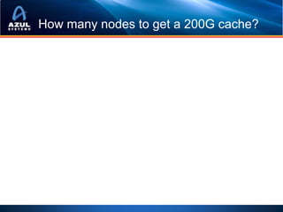How many nodes to get a 200G cache?
 