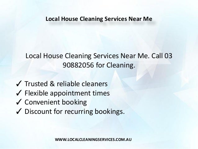 Local House Cleaning Services Near Me - issuu.com