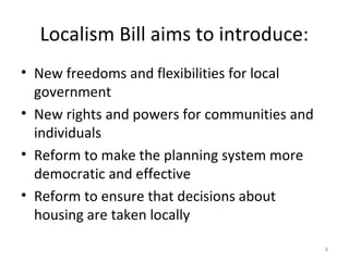 Localism Over Unity Localism in organising communities | PPT
