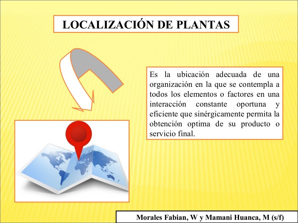 Localizacion de plantas