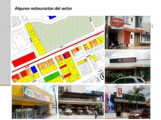 Algunos restaurantes del sector

 