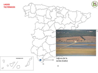 LAGOS
TECTÓNICOS
Laguna de la
Janda (Cádiz)
 