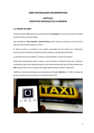 Uber Incorporations LOCALIZACION Y TRAZABALIDAD: UBER TECHNOLOGIES INCORPORATION | PDF