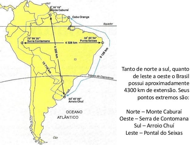 Localização geográfica do brasil Localização geográfica do brasil